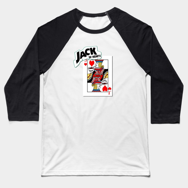 Jack of hearts Baseball T-Shirt by peekxel